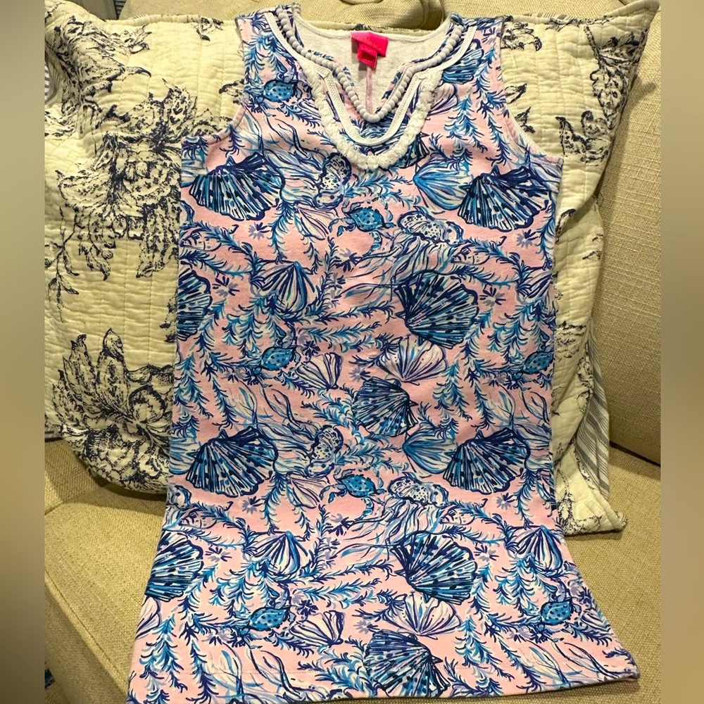 Lilly Pulitzer terry cloth lined dress